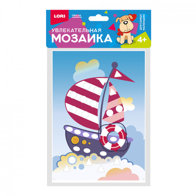 Увлекательная мозаика (набор малый) "Кораблик" LORI/Км-032 (25)