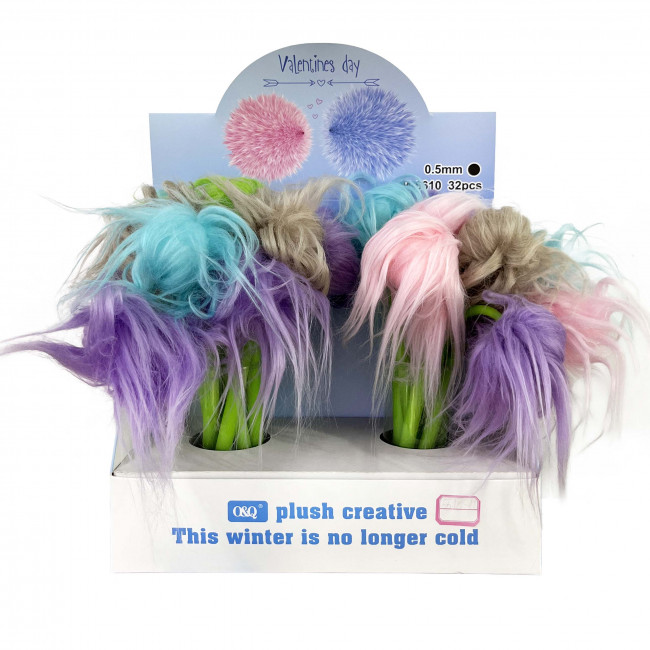 Ручка шариковая 0,5мм синий "Длинные волосы", Магистр/MAG-481625 (32)