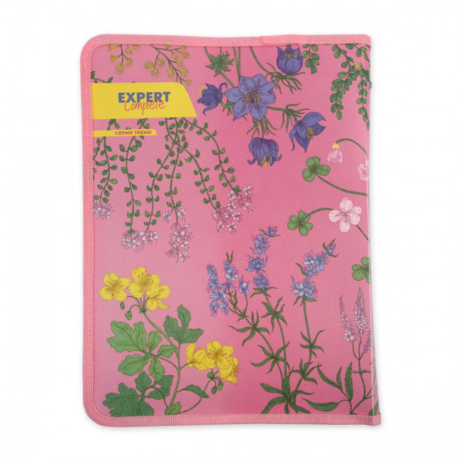 Папка А4 на молнии, песок, №01 - Цветочки Trend Expert Complete/ECZF-04 №1 (30)