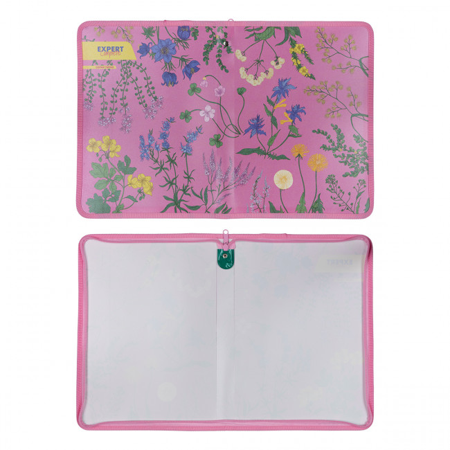 Папка А4 на молнии, песок, №01 - Цветочки Trend Expert Complete/ECZF-04 №1 (30)