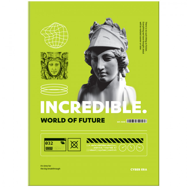 Тетрадь на кольцах А4, 160л., BG "Невероятный мир", глянцевая ламинация ТТ4к160_лг 11355