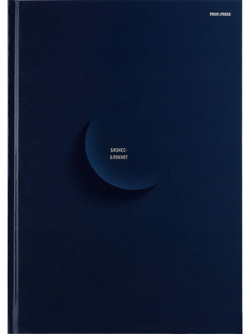 Бизнес-блокнот А4 96л клетка "Минимализм в синем", 7БЦ, склейка, Проф-Пресс/96-1731 (10)