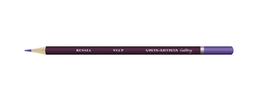 Карандаш цветной художественный заточенный 411 фиолетовый темный, Gallery VISTA-ARTISTA/VGCP 411 (6)