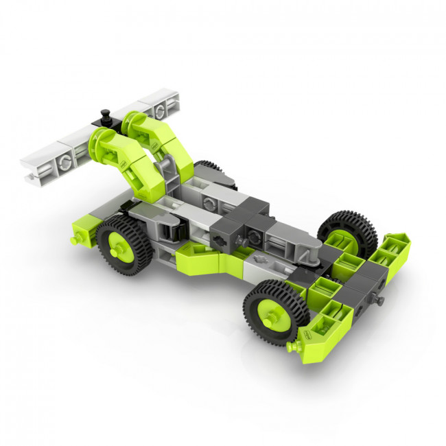 Конструктор пластиковый, 8 моделей "Автомобили" 70 элементов, "Поделкин & Engino"/PKE-03