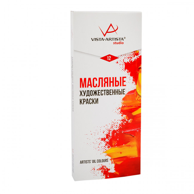Набор красок 10мл 12цв масляная, Studio VISTA-ARTISTA/VAOSS-1210 Набор красок 10мл 12цв масляная, Studio VISTA-ARTISTA/VAOSS-1210