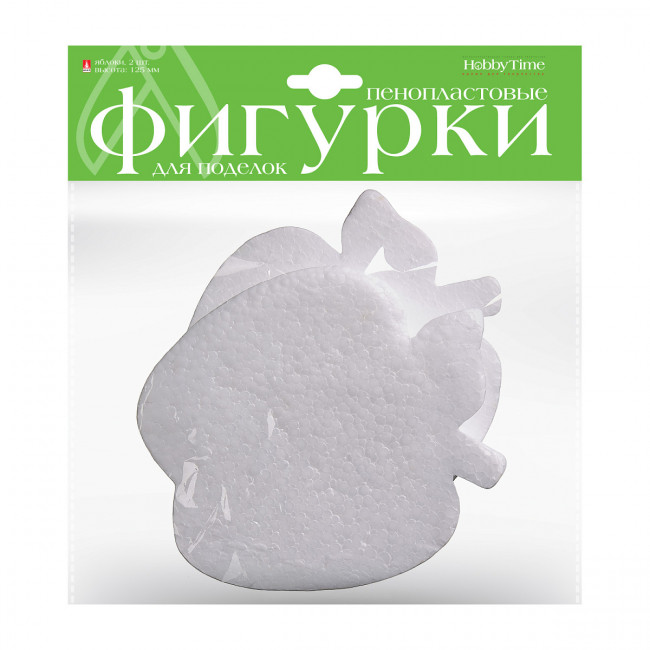 Пенопластовые фигурки 125мм "Яблоки", 2шт, BV/2-184/01