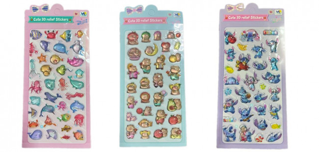 Набор наклеек 10 х 21,5см Магистр "Планеты" для творчества, объемные, многоразовые, A-4 (12) Набор наклеек 10 х 21,5см Магистр "Планеты" для творчества, объемные, многоразовые, A-4 (12)