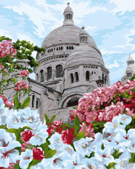 Набор для творчества "Рисование по номерам". C039 Базилика Сакре-Кёр 40*50