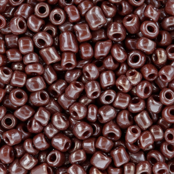 Бисер "Zlatka" GR 11/0 (0121-0130) 10 х 10 г №0126 шоколадный