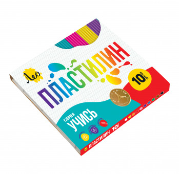 Пластилин классический 10цв 200г, Учись Лео/LNMC-0110 (12) Пластилин классический 10цв 200г, Учись Лео/LNMC-0110 (12)