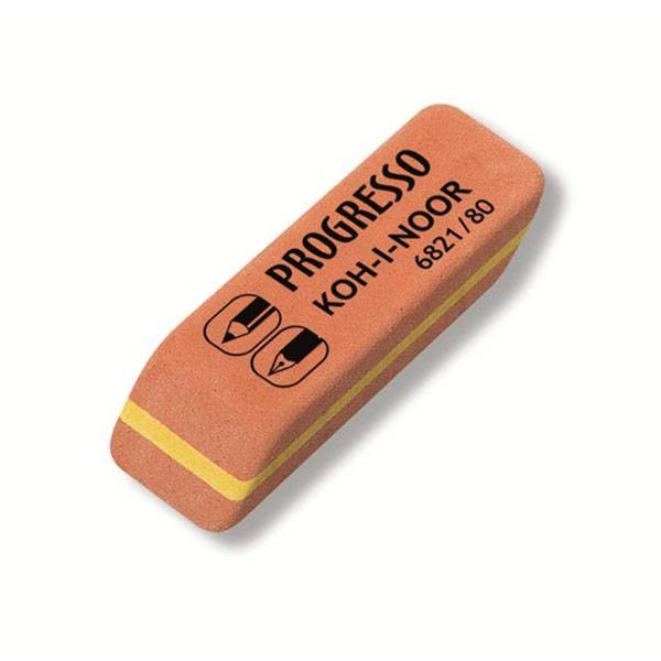 Ластик 41x14x8мм "Progresso" 4B-6H, Koh-I-Noor/6821/80 (84/672)