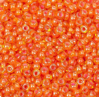 Бисер "ASMAR" размер №6, вес: 450 г, оранжевый хамелеон Бисер "ASMAR" размер №6, вес: 450 г, оранжевый хамелеон