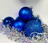 Набор Ёлочных шаров, синий, 24шт, Jevelry/SV-622