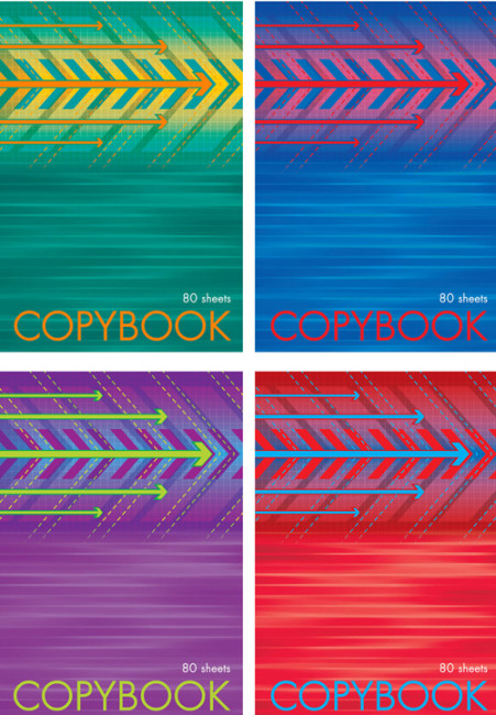 Т4гр_7БЦ80_лам 3380 Тетрадь для записей 80 л. А4 "Евростиль" (ассорти) твердая обложка, евроспираль (20) Т4гр_7БЦ80_лам 3380 Тетрадь для записей 80 л. А4 "Евростиль" (ассорти) твердая обложка, евроспираль (20)