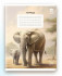 Тетрадь 24 линия Магистр "Дикие животные", белизна 100% (5 дизайнов ассорти) (15/150)