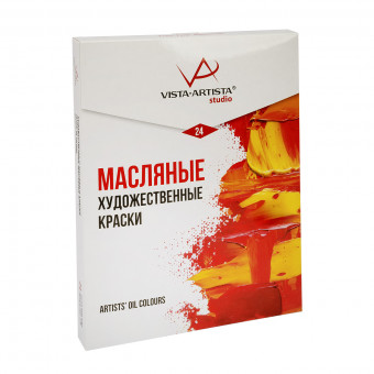 Набор красок 10мл 24цв масляная, Studio VISTA-ARTISTA/VAOSS-2410 Набор красок 10мл 24цв масляная, Studio VISTA-ARTISTA/VAOSS-2410