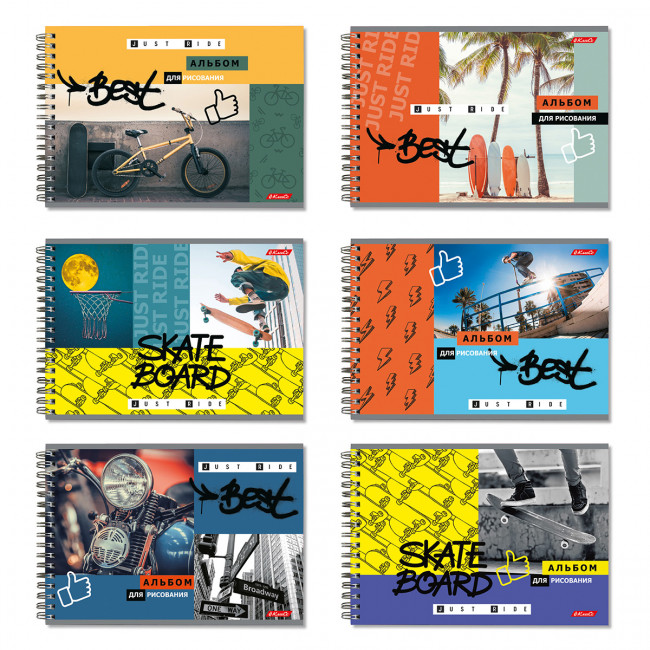 Альбом для рисования А4 40л гребень "Будь лучшим" "Светоч" (6) Альбом для рисования А4 40л гребень "Будь лучшим" "Светоч" (6)