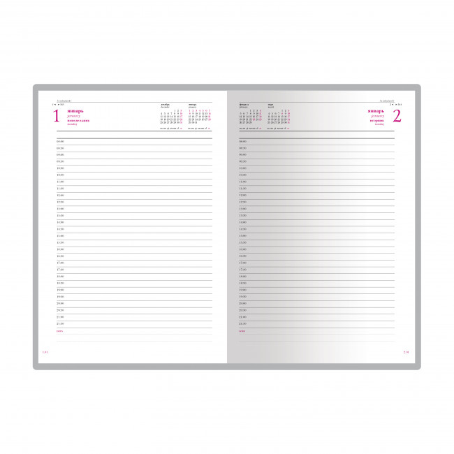 Ежедневник датированный 2024 - 2025гг А5+ 168л "Ideal new", красный, BV/3-344/06 (12)