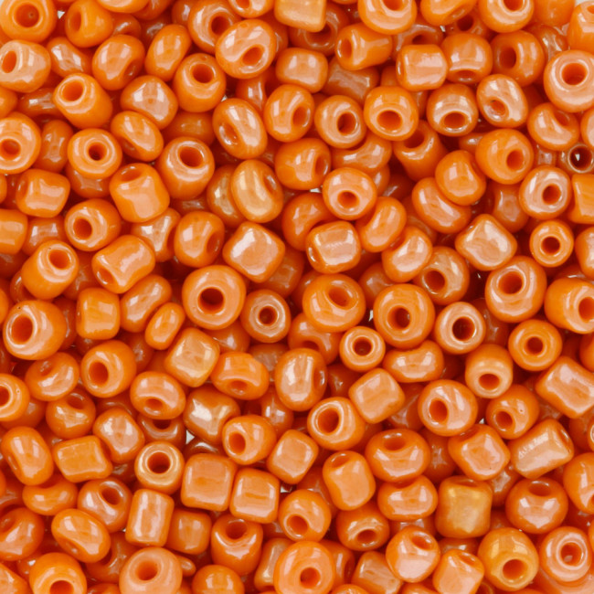 Бисер "Zlatka" GR 11/0 (0121-0130) 10 х 10 г №0130 т.оранжевый