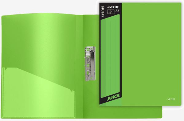 Папка с боковым прижимом "deVENTE Juicy" A4, 450 мкм, сменная этикетка, внутренний карман (салатовая) Папка с боковым прижимом "deVENTE Juicy" A4, 450 мкм, сменная этикетка, внутренний карман (салатовая)