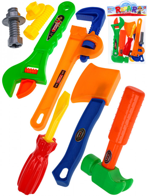 Игровой набор "Юный плотник", 9 элементов, Рыжий Кот/Y24610005 Игровой набор "Юный плотник", 9 элементов, Рыжий Кот/Y24610005