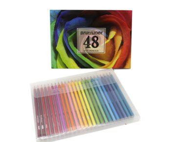 Карандаши 48 цв. Brutfuner XL-14 масляные деревянные, заточенные в пластиковой коробке (1/10/40) Карандаши 48 цв. Brutfuner XL-14 масляные деревянные, заточенные в пластиковой коробке (1/10/40)
