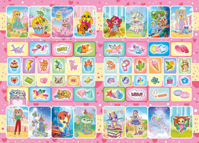 Раскраска с наклейками (А5) РНМ-744