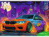 Пазлы на 104 элемента "Яркий автомобиль", Рыжий Кот/УК104-2392