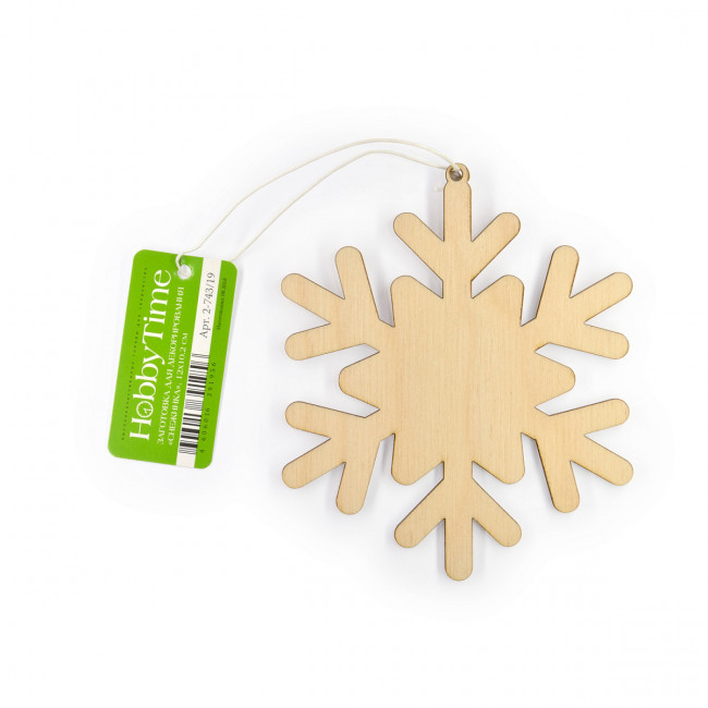 Заготовка 12Х10см для декорирования "Снежинка", HT BV/2-743/19 (5)