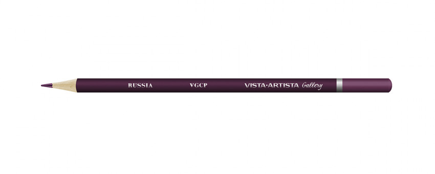 Карандаш цветной художественный заточенный 417 баклажан, Gallery VISTA-ARTISTA/VGCP 417 (6)