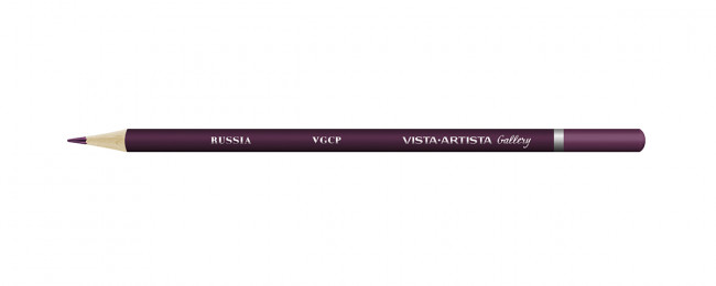 Карандаш цветной художественный заточенный 417 баклажан, Gallery VISTA-ARTISTA/VGCP 417 (6)