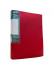 Папка с пружинным скоросшивателем A4 WENZER OFFiCE "Premier" 600 мкм, 20 мм, с внутр. карманом, красная (6)