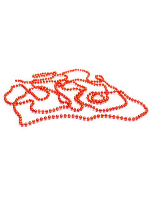 Новогоднее украшение бусы на ёлку красные "Новогодние шарики" НУ-6738