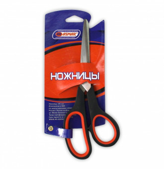 Ножницы 195мм, пластиковые ручки, Asmar (12)