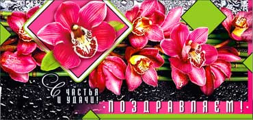 Конверт для денег "Поздравляем" 90-3406-т (10)