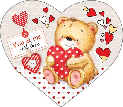Мини-открытка "You & me" 2-70-14292 (20)