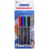 Набор перманентных маркеров Centropen "2846" 4цв., пулевидный, 1мм, блистер Набор перманентных маркеров Centropen "2846" 4цв., пулевидный, 1мм, блистер
