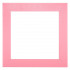 Фоторамка 13 х 13см пластик, с оргстеклом, розовый пастельный, Gamma/ПРК-02 розовый (12)