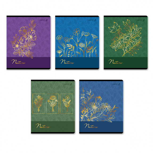 Тетрадь 48 клетка "Золотые моменты" скрепка, Светоч/Т199_01514 (10)