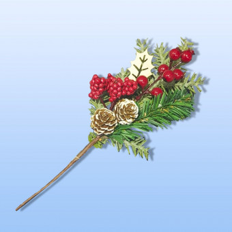 ДЕКОРАТИВНАЯ ВЕТОЧКА, DARLENS, 27 СМ, ПЛАСТИК, DL-DRL06892