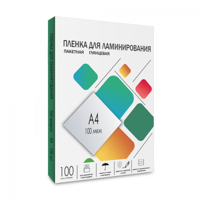 Пленка для ламинирования 216х303, 100 мкр, глянцевая, 100 шт, Гелеос/LPA4-100 Пленка для ламинирования 216х303, 100 мкр, глянцевая, 100 шт, Гелеос/LPA4-100