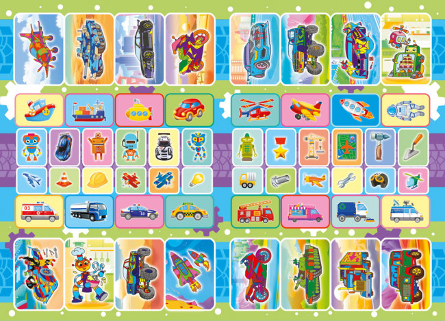 Раскраска с наклейками (А5) РНМ-745