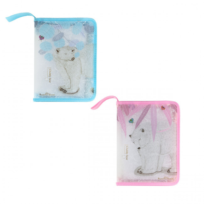 Папка А5 на молнии "Белая медведица", BV/14-031 (12)