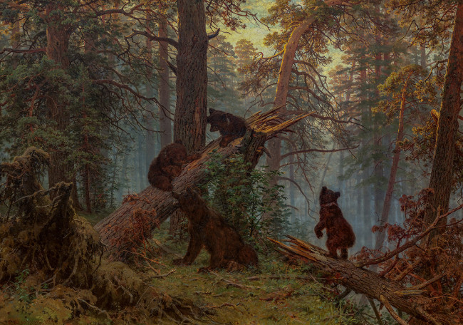 Пазл 1000 элементов "Шишкин И.И. Утро в сосновом лесу. 1889г" ФРЕЯ