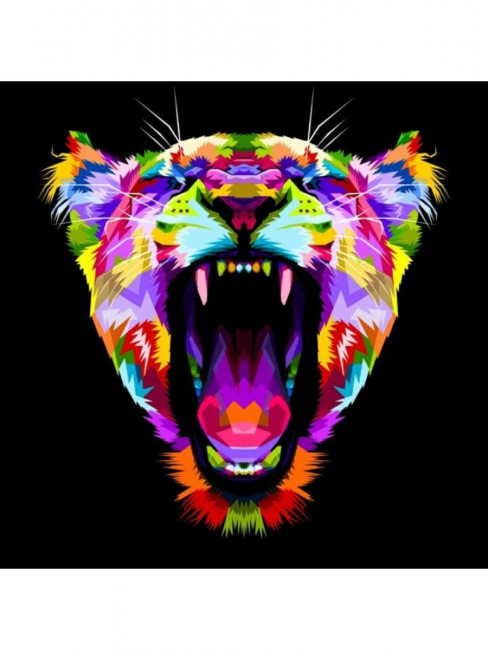 Скетчбук А5 Львица (7БЦ, 80 л, на резинке, 100г ) (айвори) С80-4210