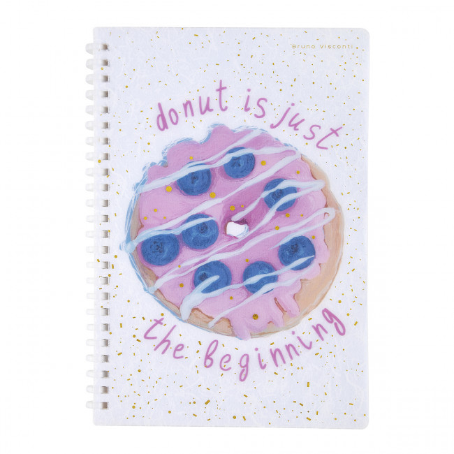 Тетрадь А5 60л клетка на гребне "Donut", BV/7-60-1268/08 (20) Тетрадь А5 60л клетка на гребне "Donut", BV/7-60-1268/08 (20)