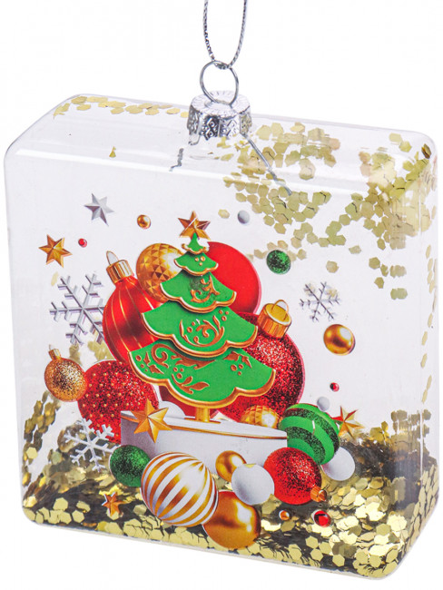 Новогоднее подвесное украшение Фляжка "Стильный Новый Год", MILAND/НУ-3313 Новогоднее подвесное украшение Фляжка "Стильный Новый Год", MILAND/НУ-3313