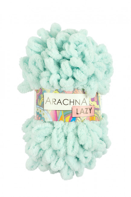 Пряжа ARACHNA "LAZY"   100% микрополиэстер   . х  100 г  8.5 м №05 бл.бирюзовый "LAZY"