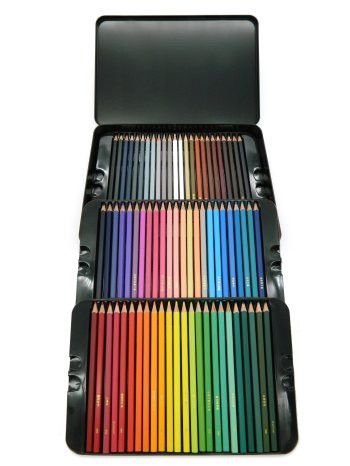 Карандаши 72 цв. Brutfuner WBF-2 масляные деревянные, заточенные, в черной металлической коробке (1/5/20)