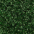 Бисер "ASMAR" размер №6, вес: 50 г, зелёный, внутреннее серебрение